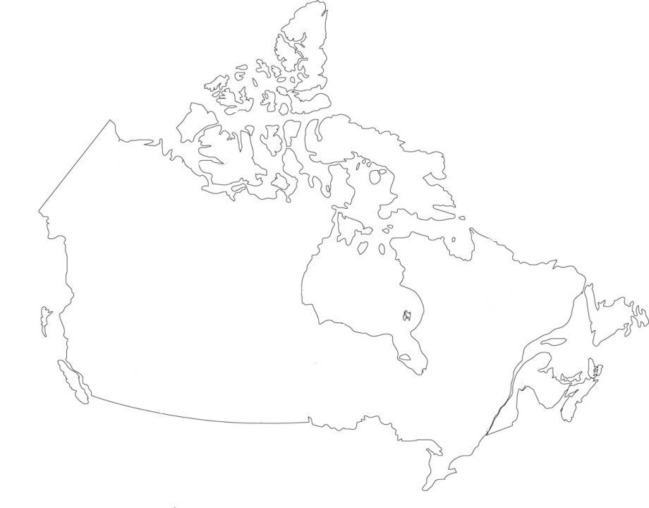 map of canada